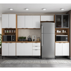 Cozinha Completa Modular Firenze 6 Peças Composição 5 Amêndol
