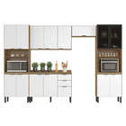 Cozinha Completa Modular Firenze 6 Peças Composição 5 Amêndol