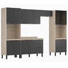 Cozinha Completa Modular Firenze 6 Peças Composição 5 Avena T