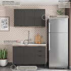 Cozinha Completa Modular Firenze Sem Tampo 2 Peças Composição