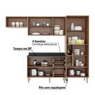 Cozinha Completa Multimóveis Com 5 Peças Calábria 5453 Noguei