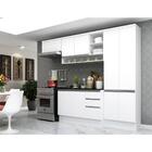 Cozinha Completa Multimóveis Suíça 5195ml Com Balcão 10 Porta