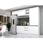 Cozinha Completa Multimóveis Suíça 5195ml Com Balcão 10 Porta