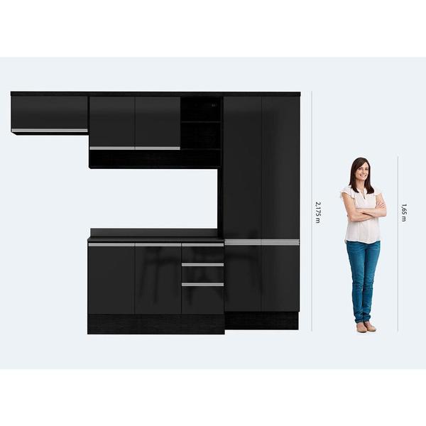 Cozinha Completa Multimóveis Suíça 5195ml Com Balcão 10 Portas 2