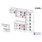 Cozinha Completa Multimóveis Suíça 5195ml Com Balcão 10 Porta