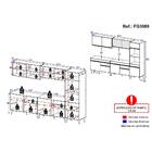Cozinha Completa Multimóveis Veneza Gw Fg3689 Com Armário E B
