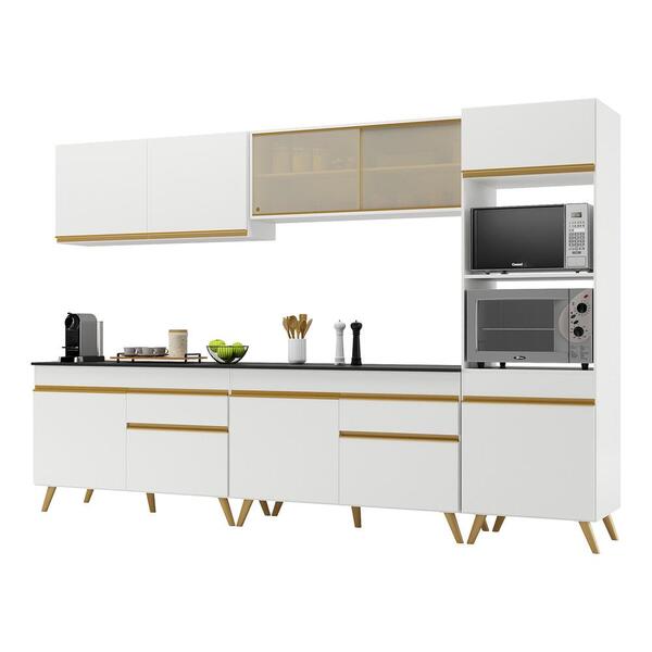 Cozinha Completa Multimóveis Veneza Gw Fg3689 Com Armário E B