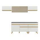 Cozinha Completa Multimóveis Veneza Gw Fg3710 Com Armário E B