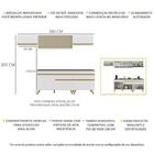 Cozinha Completa Multimóveis Veneza Gw Fg3710 Com Armário E B