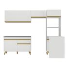 Cozinha Completa Multimóveis Veneza Gw Fg3712 Com Armário E B