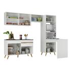 Cozinha Completa Multimóveis Veneza Gw Fg3712 Com Armário E B