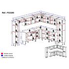 Cozinha Completa Multimóveis Xangai Pop Fg3285 Com Armário E