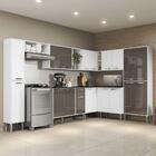 Cozinha Completa Multimóveis Xangai Rock Fg3286 Com Armário E