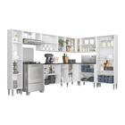 Cozinha Completa Multimóveis Xangai Rock Fg3286 Com Armário E