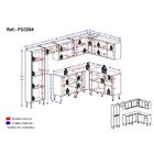 Cozinha Completa Multimóveis Xangai Soul Fg3284 Com Armário E