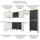 Cozinha Completa Multimóveis Xangai Zouk Fg3162 Com Armário E