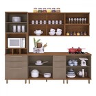 Cozinha Completa Munique 10 Portas 6 Gavetas Freijo/camurça -