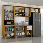 Cozinha Completa Nala 4 Peças 8 Portas 2 Gavetas Mobilihouse