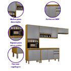 Cozinha Completa Nala 4 Peças 8 Portas 2 Gavetas Mobilihouse