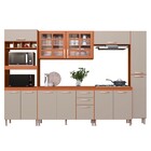 Cozinha Completa Napoli 13 Portas 2 Gavetas Freijó/camurça 61