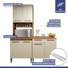 Cozinha Completa Niterói 6 Portas 1 Gaveta Kaiki Móveis