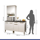 Cozinha Completa Niterói 6 Portas 1 Gaveta Kaiki Móveis