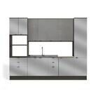 Cozinha Completa Nox Onix/steel/vidro Inox 7 Peças