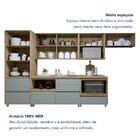 Cozinha Completa Nuestra Cosas 7 Portas 7 Gavetas Ripado 100%