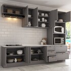 Cozinha Completa Orlando 10 Portas 5 Gavetas 100% Mdf America