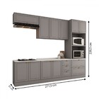 Cozinha Completa Orlando 10 Portas 5 Gavetas 100% Mdf America