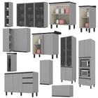 Cozinha Completa Planejada 1 Cristaleira 1 Paneleiro 5 Balcõe