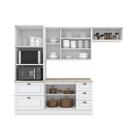 Cozinha Completa Planejada 1 Paneleiro 1 Armário Aéreo 3 Port