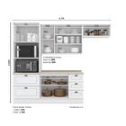 Cozinha Completa Planejada 1 Paneleiro 1 Armário Aéreo 3 Port