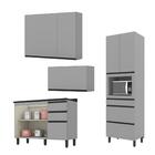 Cozinha Completa Planejada 1 Paneleiro 1 Balcão 2 Portas 3 Ga