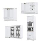 Cozinha Completa Planejada 1 Paneleiro 1 Balcão Pia 1 P/ Cook