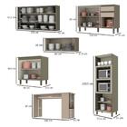 Cozinha Completa Planejada 1 Paneleiro Torre Quente 3 Balcões