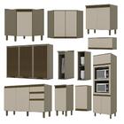 Cozinha Completa Planejada 1 Paneleiro Torre Quente 5 Balcões