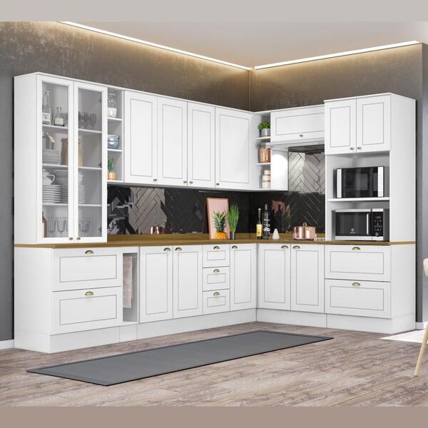 Cozinha Completa Planejada 2 Paneleiros 3 Balcões 3 Armários