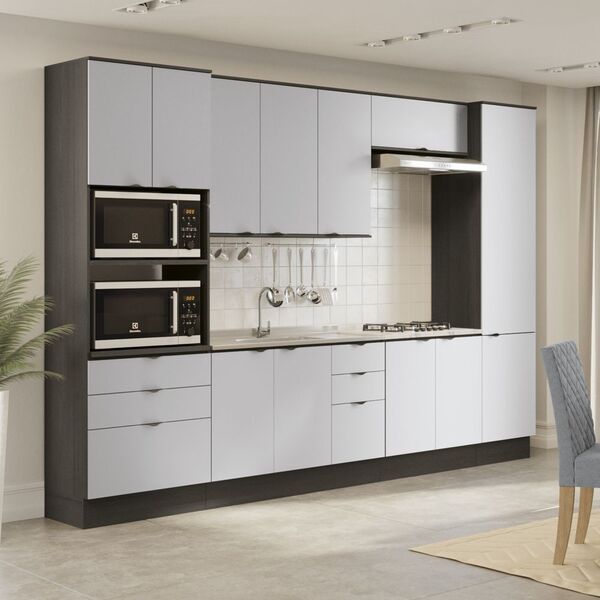 Cozinha Completa Planejada 3 20mt 07pc Linha Nox Cj43014-147