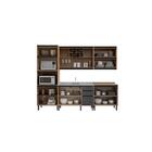 Cozinha Completa Planejada Compacta 5 Peças 10 Portas 3 Gavet