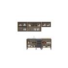 Cozinha Completa Planejada Compacta 5 Peças 8 Portas 3 Gaveta