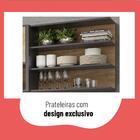 Cozinha Completa Planejada Compacta 6 Peças 11 Portas 3 Gavet