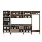 Cozinha Completa Planejada Compacta 6 Peças 12 Portas 3 Gavet