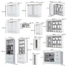 Cozinha Completa Planejada Cristaleira Paneleiro 5 Balcões 4