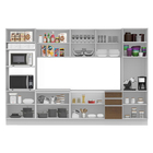 Cozinha Completa Planejada Madesa Glamy Olimpia 3 Gavetas 14