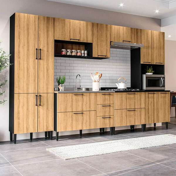 Cozinha Completa Raviolli 13 Pt 5 Gv Preta E Mel