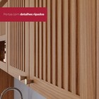 Cozinha Completa Requinte 19 Portas 2 Gavetas Ripado Com Vidr