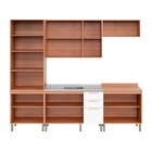 Cozinha Completa Sálvia 12 Portas 3 Gavetas Freijó/branco 908