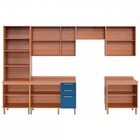 Cozinha Completa Sálvia 14 Portas 3 Gavetas Freijó/azul - Tel