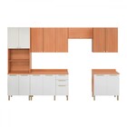 Cozinha Completa Sálvia 14 Portas 3 Gavetas Freijó/branco - T